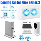 High-Speed Dual Cooling Fan Stand for Xbox Series S Low-Noise Cooler Accessories