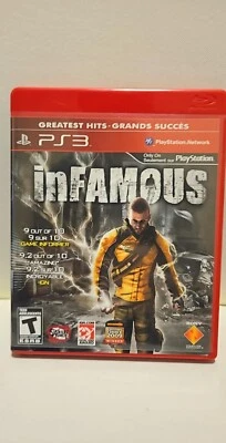 Infamous Greatest Hits Playstation 3 PS3 Complete in Box CIB - Image 1 of 3