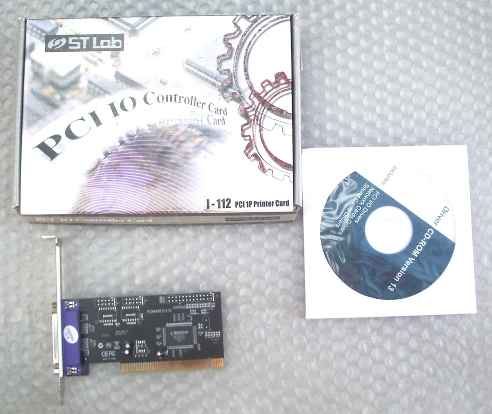 PORTA PCI PARALLELA LPT - ST LAB I-112 PCI 1P PRINTER CARD - Immagine 1 di 4