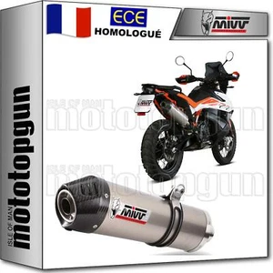 MIVV POT D'ECHAPPEMENT APPROUVE OVAL TITANIUM KTM 790 ADVENTURE R 2020 20 - Photo 1/5