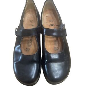 Footprints By Birkenstock Mantova Mary Jane Black Leather Shoes Size 42 US 10