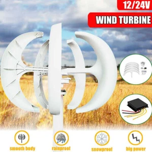 600W 800W Wind Turbine Generator 5 Blades Charger Controller 12V 24V New Energy - Bild 1 von 15