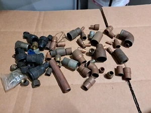 Refrigeration Fittings Copper Sweat Mix Lot Plus Caps - Picture 1 of 7