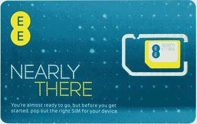 EE Pay As You Go SIM Card For Doro Mobile Phones and others.