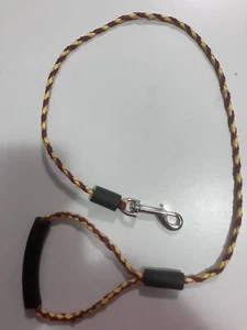 Dog Lead Indigenous Colours Round plait new 90cm Free Post EVA Foam Hand Cushion - Picture 1 of 7