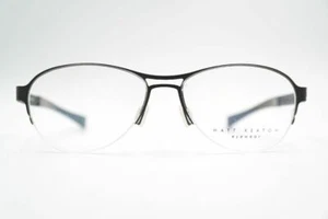 Matt Keaton MK1020 53 15 135 Black half rim Glasses Glasses Frame New - Picture 1 of 5