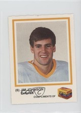 1986-87 Kodak Pittsburgh Penguins Jim Johnson #6