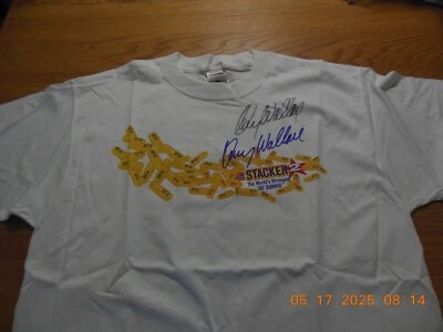 NASCAR 2002 Кенни Уоллес #48 Stacker 2 футболка с автографом размер большой - Изображение 1 из 3