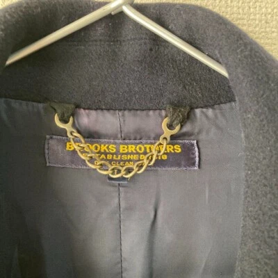 Brooks Brothers Wool Coat L Navy Men - Image 1 of 4