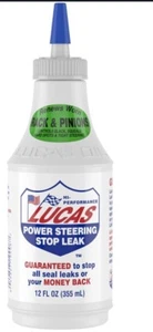 Lucas Oil 10008, Power Steering Stop Leak, Steering Sealer; 12 Ounce Bottle - Picture 1 of 1