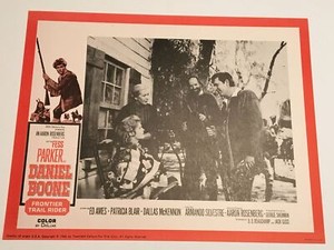 Daniel Boone: Frontier Trail Rider 1966 Lobby Card #3 Fess Parker Patricia Blair