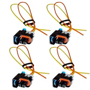 4x Conector de inyector de combustible para Chevrolet Avio 2004-2006, 2009 Pontiac G3 07-08 - Imagen 1 de 9