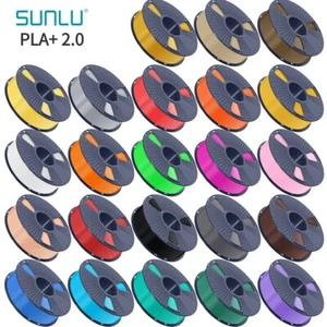Filament SUNLU 1,75 MM PLA+ 2,0 amélioré PLA PLUS 1 KG filaments de ténacité de bobine - Photo 1/47