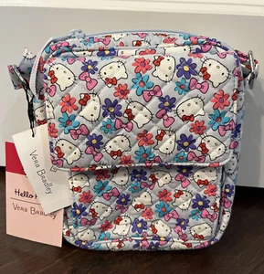 NEW Vera Bradley HELLO KITTY BOWS Small Crossbody Bag - Shoulder Purse Bag - Picture 1 of 6