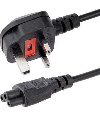 Cable de alimentación de CA para portátil Belkin C5/C6 receptáculo 1,8 m negro nuevo sellado Foto 1 de 3