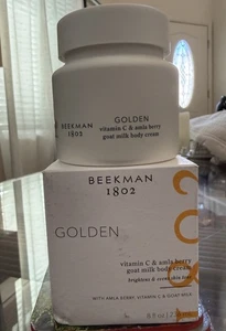 Beekman 1802 - Golden Vitamin C & Amla Beere Ziegen Milch Körpercreme - 8 Fl. OZ - Bild 1 von 3