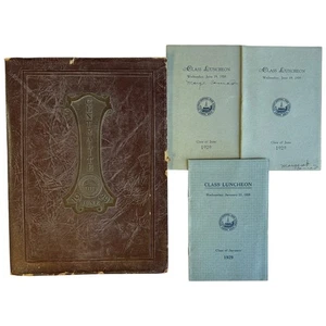 1929 Central High School Yearbook Centralite Luncheon Programs Detroit Michigan - Picture 1 of 14