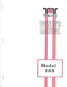ORIGINAL ORIGINAL TEN-TEC MODELL 263 CORSAIR FERNBEDIENUNG VFO BEDIENUNGSANLEITUNG - Bild 1 von 1