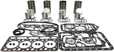 For Kubota Diesel Engine V1702 Overhaul Rebuild Kit with Full Gaskets Set - Image 1 of 2