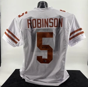 Camiseta Beckett de los Texas Longhorns firmada por Bijan Robinson - Imagen 1 de 1