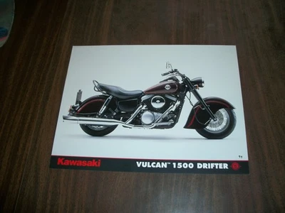 Kawasaki Dealer Sales Brochure for 1999 Vulcan 1500 Drifter New Original — 第 1/2 张图片