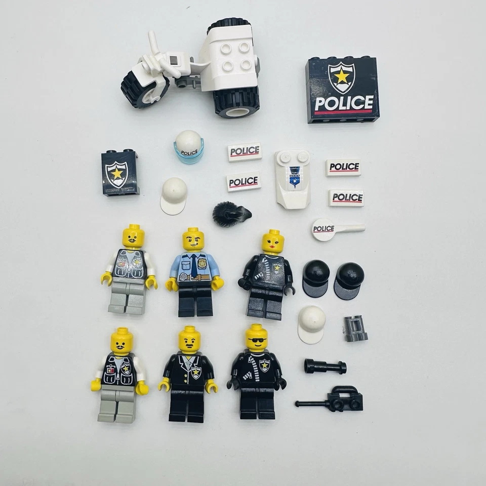 Lego Policemen Lot Minifig Police Cops First Responders - Image 1 of 1