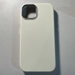 iPhone 13 Pro Case, OUXUL Compatible W/ Soft Liquid Silicone Phone Antique White - Picture 1 of 5