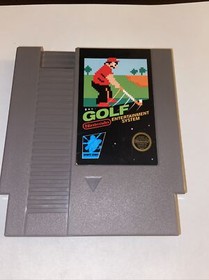 Nintendo NES Golf Video Game Cartridge *Authentic/Cleaned/Tested*