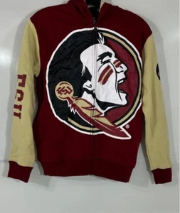 FSU FLORIDA STATE UNIVERSITY Full-Zip Gen2 Hoodie Light Jacket  Kid's MED 10/12 - Picture 1 of 13