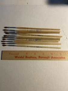 10 pc 1/8” ARTIST BRUSH Marcel Tigre #250 Made In Brazil Nos - Picture 1 of 1