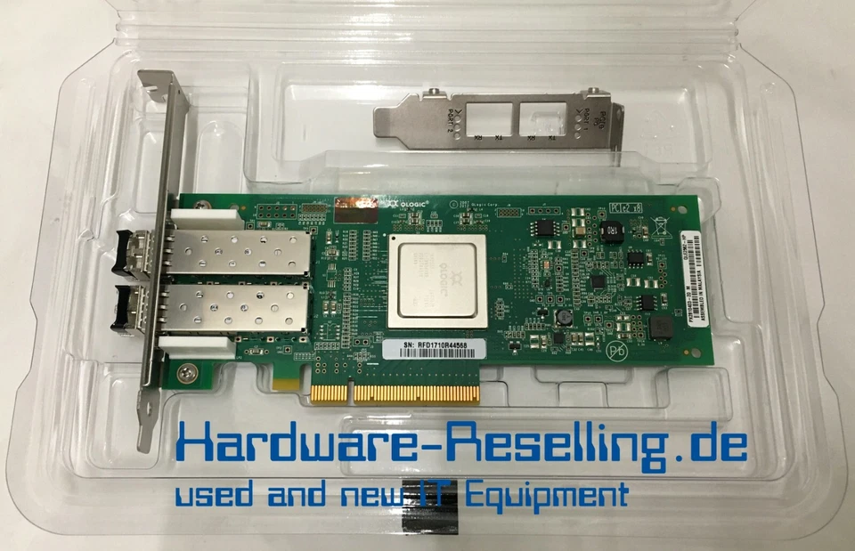 HP QLE2562 AJ764-63002 489191-001 584777-001 2x 8G FC Pci-E High & Low Profile - Immagine 1 di 1