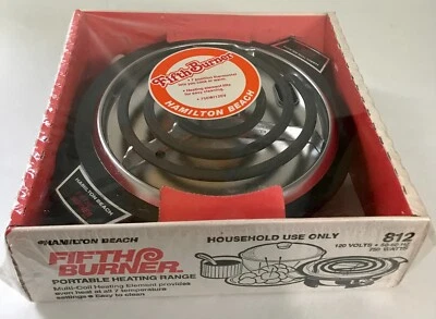 Термостат Hamilton Beach Fifth Burner - 812 - 7 диапазон нагрева - готовить/тепло - 750 Вт/120 В - Изображение 1 из 4