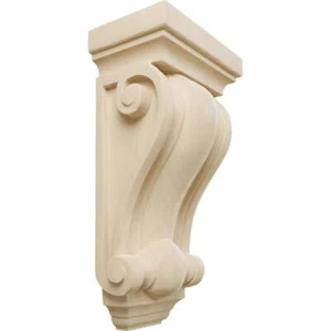 Ekena Millwork Building Materials 12" H x 6" W x 4" D Unfinished Wood Corbel - Picture 1 of 12