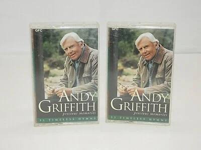 ANDY GRIFFITH Precious Memories 33 Timeless Hymns Music CASSETTE - 2 Tape Set  - Image 1 of 4