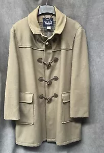 Abrigo de Lona de Lana Woolrich Cuerno Palanca Franela Forrado De Colección Años 70 Para Hombre 44 - Imagen 1 de 6