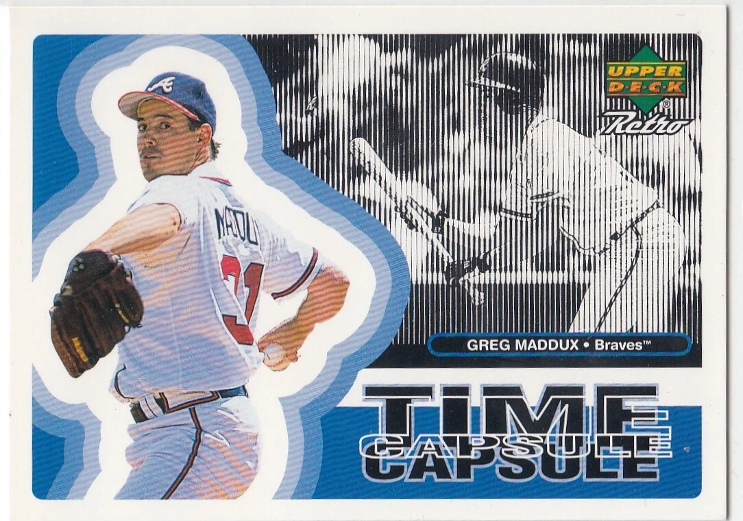 GREG MADDUX UD RETRO TIME CAPSULE ATLANTA BRAVES #33 1998 98 UPPER DECK