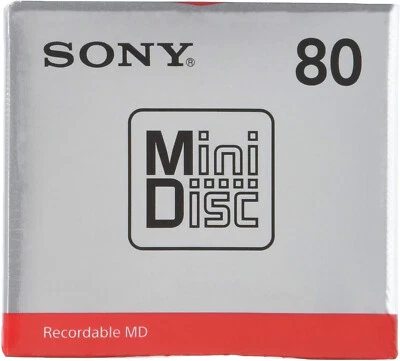 MINIDISC Sony MD80 MiniDisc 80 minutI MDW80T VIDEOCAMERA MD-80 MD 80 MDW 80T - Immagine 1 di 4