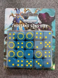 Juegos Workshop Warhammer 40k Thousand Sons 20x 16mm Juego de Dados Nuevo - Imagen 1 de 2