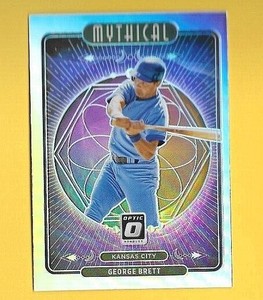 GEORGE BRETT 2021 OPTIC MYTHICAL PRIZM #M7  ROYALS 