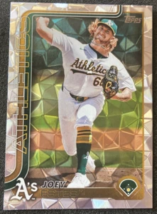 2025 Topps #445 Joey Estes DIAMANTE SP. Oakland Athletics - Bild 1 von 2