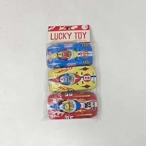 Coches de carreras LUCKY TOY de colección hechos en Japón, estaño, nuevos patrocinados por MOBIL, CHAMPION - Imagen 1 de 4