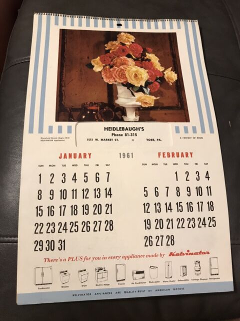 Коллекционные бумажные календари 1961 года с изображением железной дороги -  огромный выбор по лучшим ценам | eBay