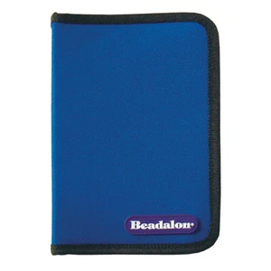 Beadalon® Weichseitig Werkzeugkoffer mit Reißverschluss Blau 19.6x12.6x3.05cm - Picture 1 of 2