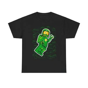 Baron von Brunk Spaceman Brick T-Shirt (green) - Picture 1 of 25