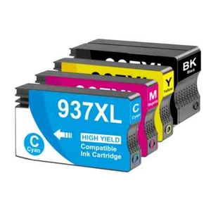 937XL Ink Cartridges For HP Officevet Pro 9110 9120 9130 9720 9730 Printer 1set - Picture 1 of 5