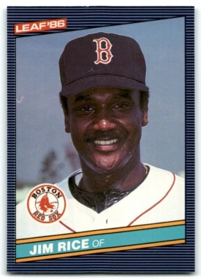 1986 LEAF JIM RICE BOSTON RED SOX #146 - Image 1 of 2