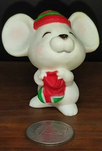 1981 Hallmark Ambassador Holiday House Collection Holiday Mouse 2" Tall C3 - Picture 1 of 6