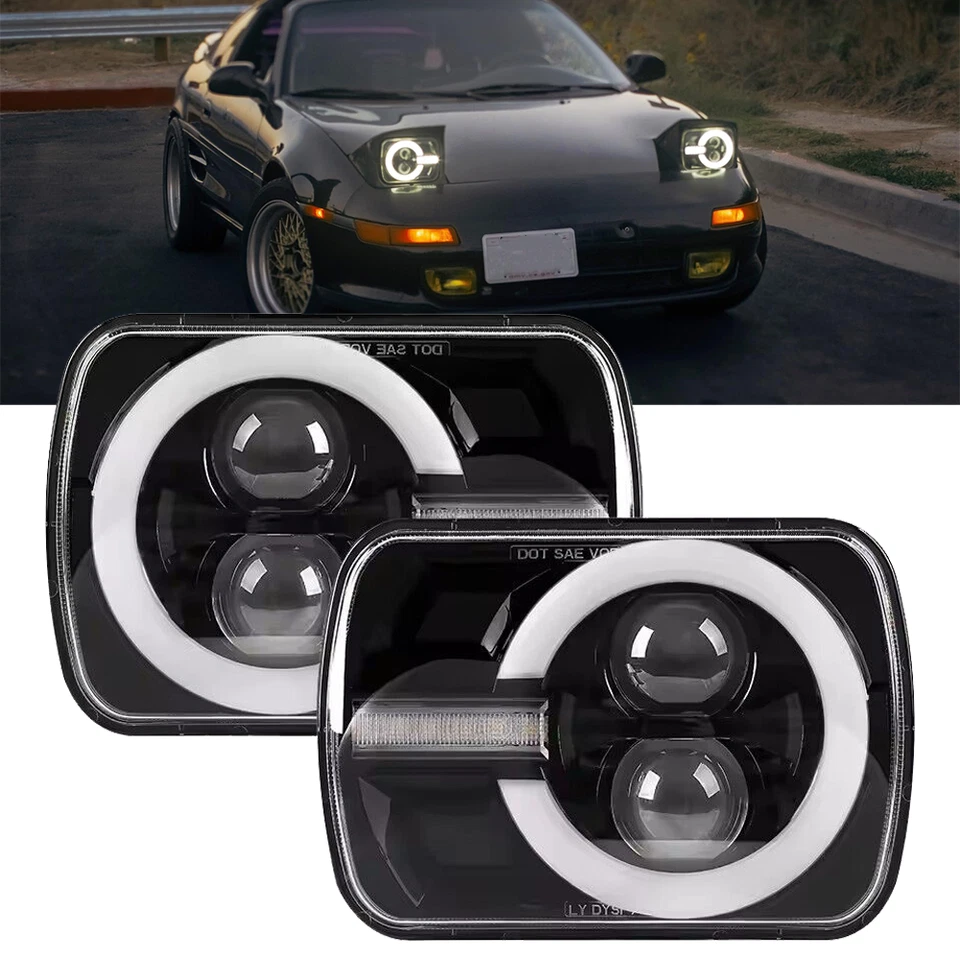  Faro LED 5x7 7x6" alto-bajo DRL para camioneta Toyota 1982-1995 4Runner Tacoma  Foto 1 de 4