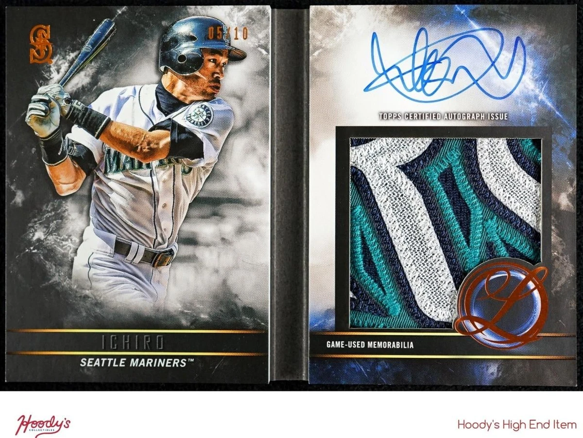 Ichiro Suzuki Autographed Baseball Trading Card Singles for sale
