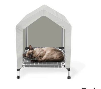 Casa elevada para perros para exteriores o interiores - Tienda impermeable para perros Casa para gatos, perros... Foto 1 de 3
